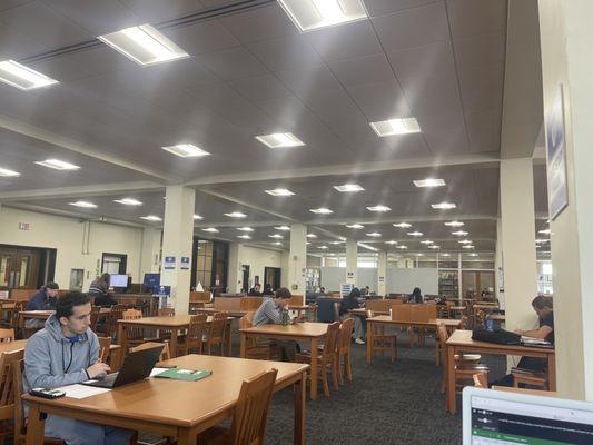 4th floor study area