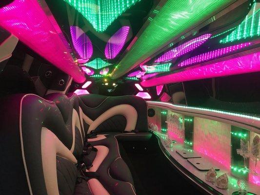 Inside Sunrise Limousine