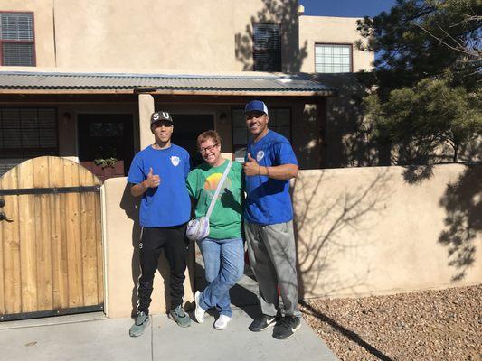 Another happy customer from Junk Brothers! Moving and junk Removal in Albuquerque and Rio Rancho!