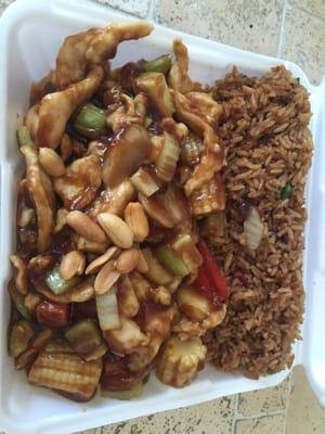 Kung Bo Chicken lunch special