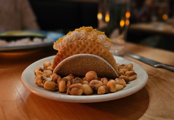 Corn Ice Cream Taco