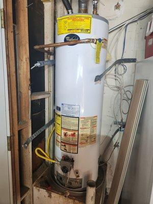 Water heater thermal couple replacement