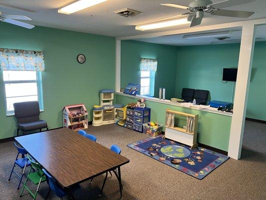 Our preschool room.