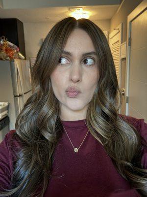 Got a cut and partial balayage