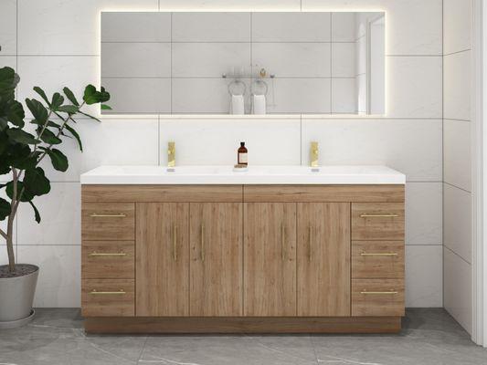 Modern 72" Bathroom vanity