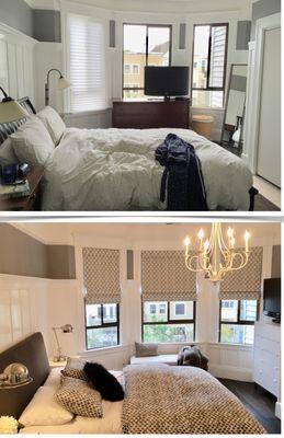 Before / After Bedroom