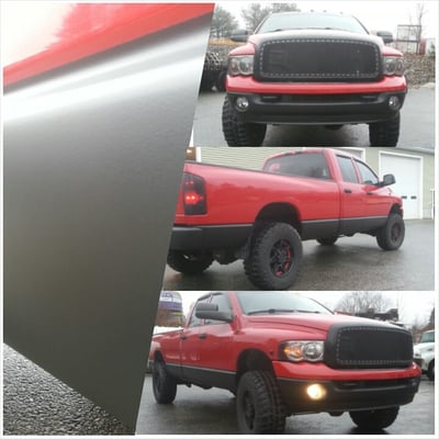 Dodge Ram 3500 two tone chrome delete