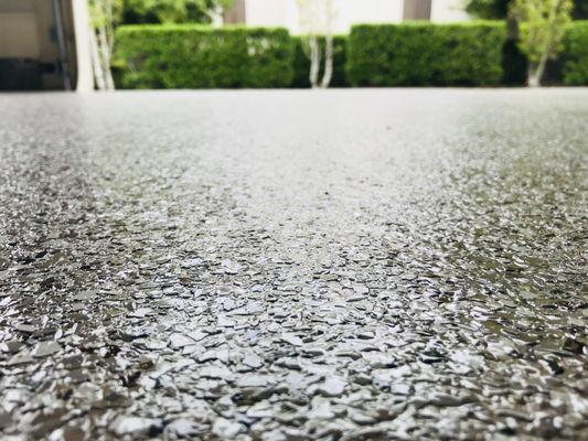 Garage: After Ninja Concrete Coatings.