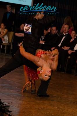 Fred Astaire Boynton Beach instructors Marco and Tamara compete in Puerto Rico.