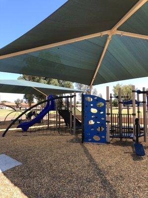 Shaded playground for the kids