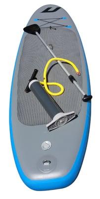 Inflatable standup paddle boards can be taken to your favorite river or lake.