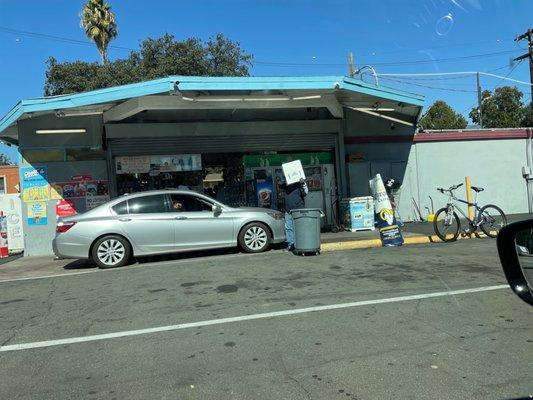 Supercool. Drive through liquor store... dry ice too!