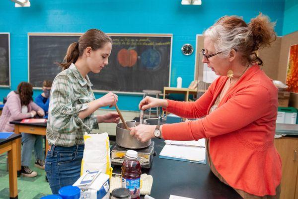 Our science curriculum is hands-on and relies on Socratic inquiry.