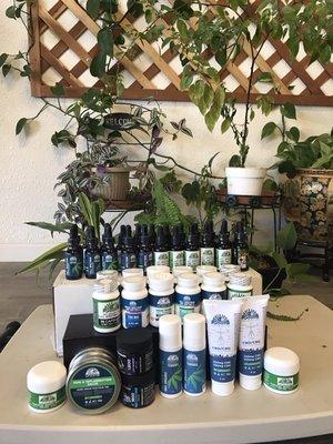 All the CBD Products in the store.