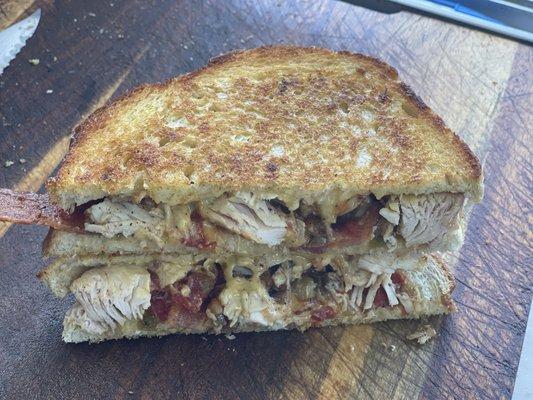 Chicken club melt