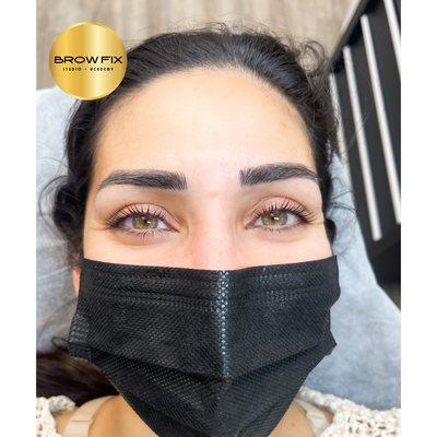 Eyebrow Microblading at Brow Fix Studio, Montclair, NJ. Brow Art by Karisma Pabon.