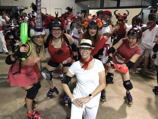 Roller derby bulls