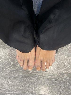 Gel pedicure