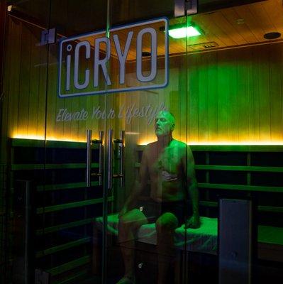 Warm your body with iCRYO's Infrared Sauna