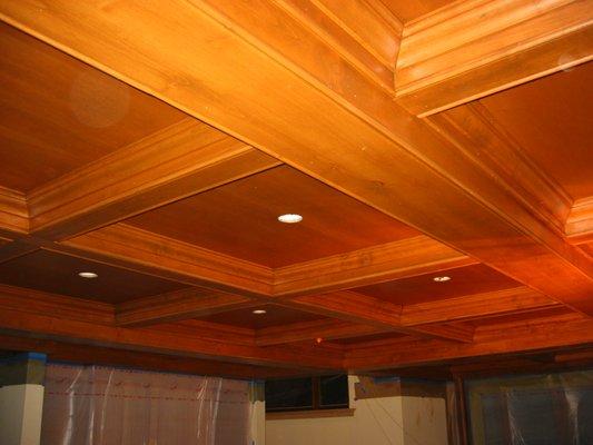 Coffered ceiling