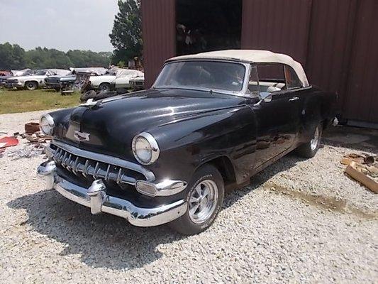 54 Chevy Bel Air convertible 
project car $12000