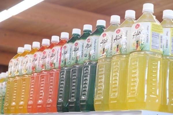 Choose from a wide variety of aloe drinks!