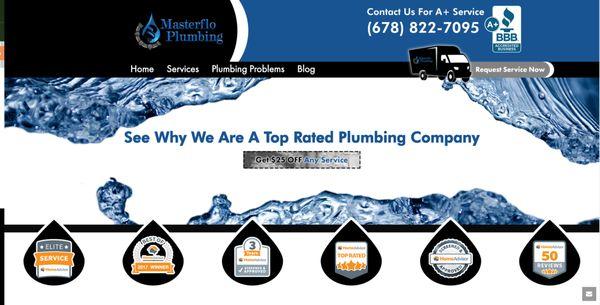 Plumber and Contractor Website Design