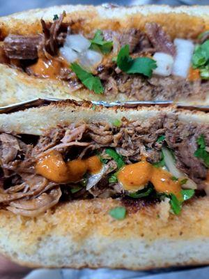 Birria torta