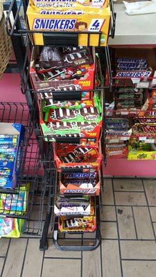 King size candy bars are only. 99