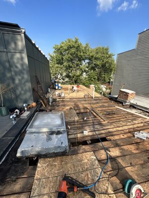 Roof decking repair