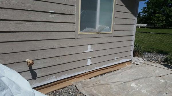 Started prepping out our next exterior paint job today in Vancouver Washington  .  #portlandpainting #paintingvancouverwa