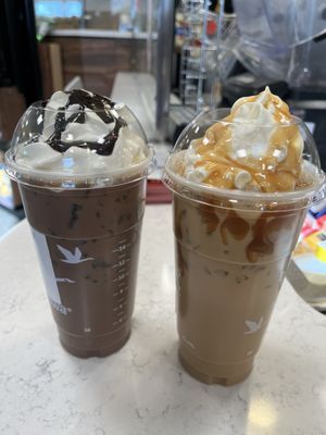 Mocha Latte & Dulce De Leche Latte