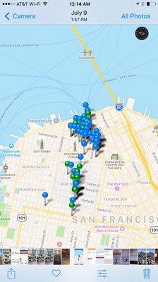 Nob Hill Notary's contribution of help cleaning up San Francisco using the 311 App in 2017