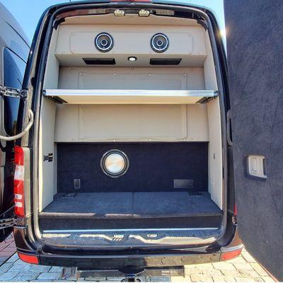 If you need a Sprinter for the tailgate event. We have you covered. Our Sprinter have a TV, Speaker, HDMI, Power outlets and Direct TV Strea