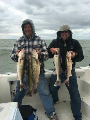 Happy fishermen from Michigan & S. Carolina