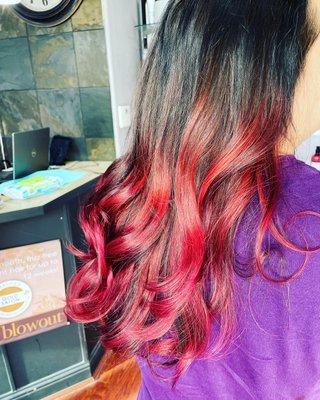 Red Ombré