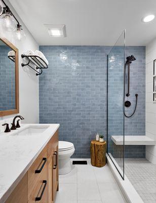 GLO Bathroom Remodeling Asheville