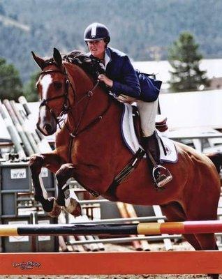 Alexander competing in Estes Park