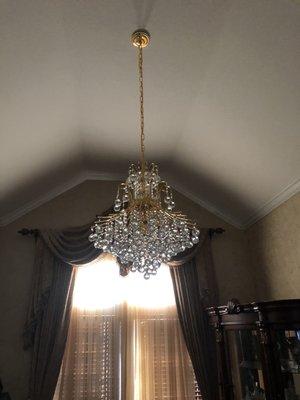 Chandelier new install