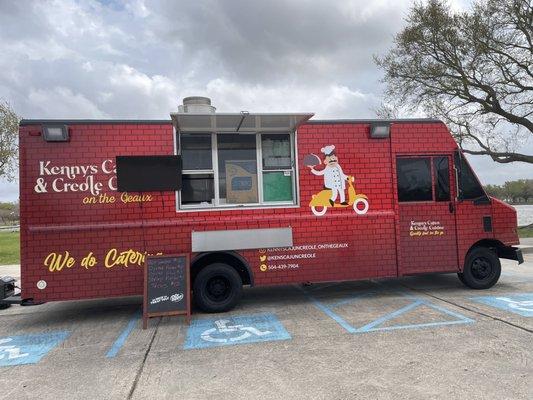 Kenny's truck situated in Lafreniere Park