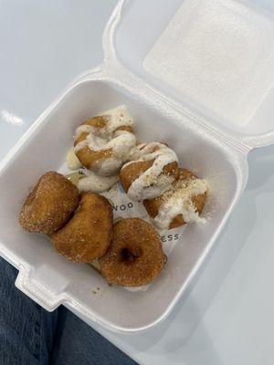 Sopapilla and banana pudding flavored donuts