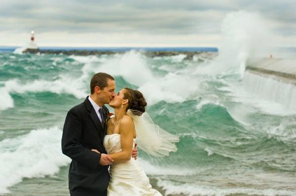 presque isle lake superior wedding