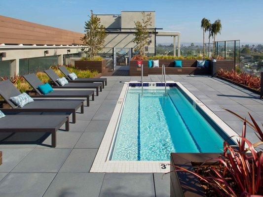 Rooftop pool