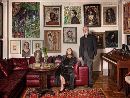 New York art collector's family photo