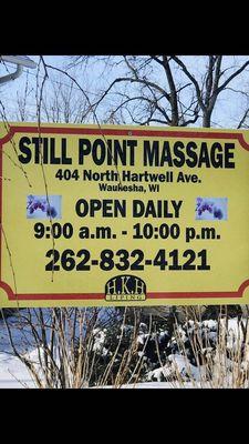 Call for Appointments :262-832-4121 40 Walk in massage Call About our Nice Staffs Available toady