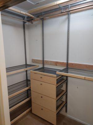 Closet installed.