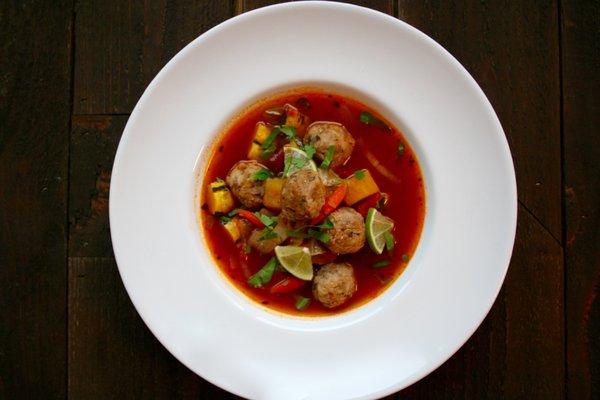 Spanish Meatball Soup