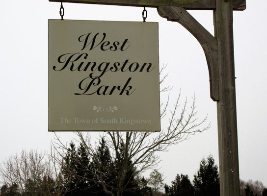 It's West Kingston Park in the town of South Kingstown.