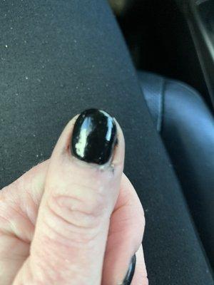 I have never been sent away from a nail salon with my nails looking worse than when I arrived.