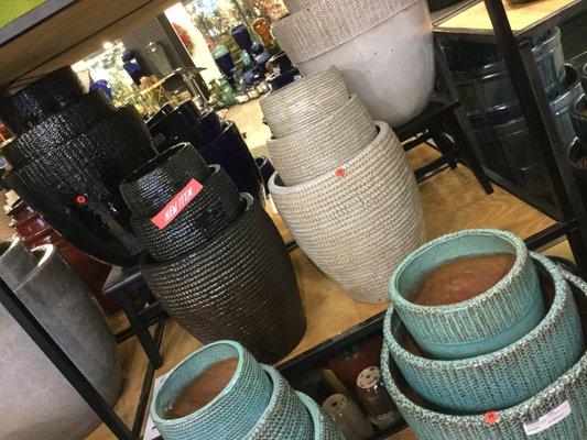 Indoor and outdoor pottery